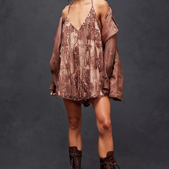 Free People Pants - FREE PEOPLE SWINGIN’ IT ROMPER